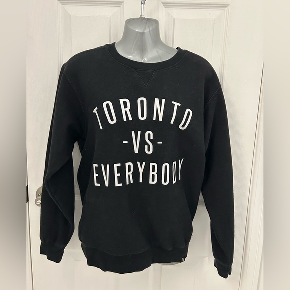 Peace Collective Tops - Peace Collective Toronto Vs. Everybody Black Sweatshirt, Sz S